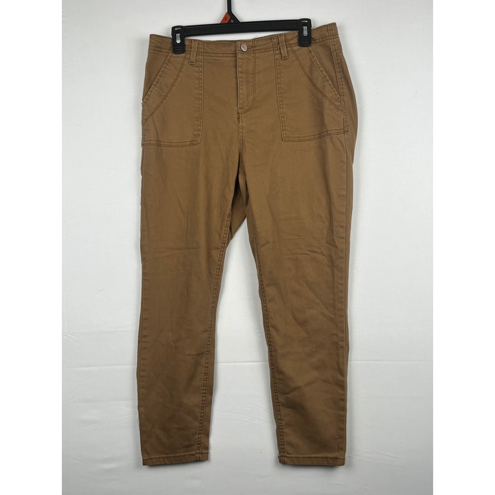 Vanilla Star Utility Pants Womens Size 13 Tapered High Rise Brown V22420-2